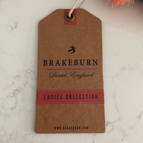 Brakeburn Original Ladies Collection Spots Tassel Modal Scarf Coral Blue OS NWT - Picture 7 of 11